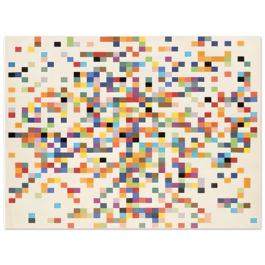Ellsworth Kelly - Spectrum Colors Arranged by Chance II  75x100 cm / 30x40inches Fine Art Poster