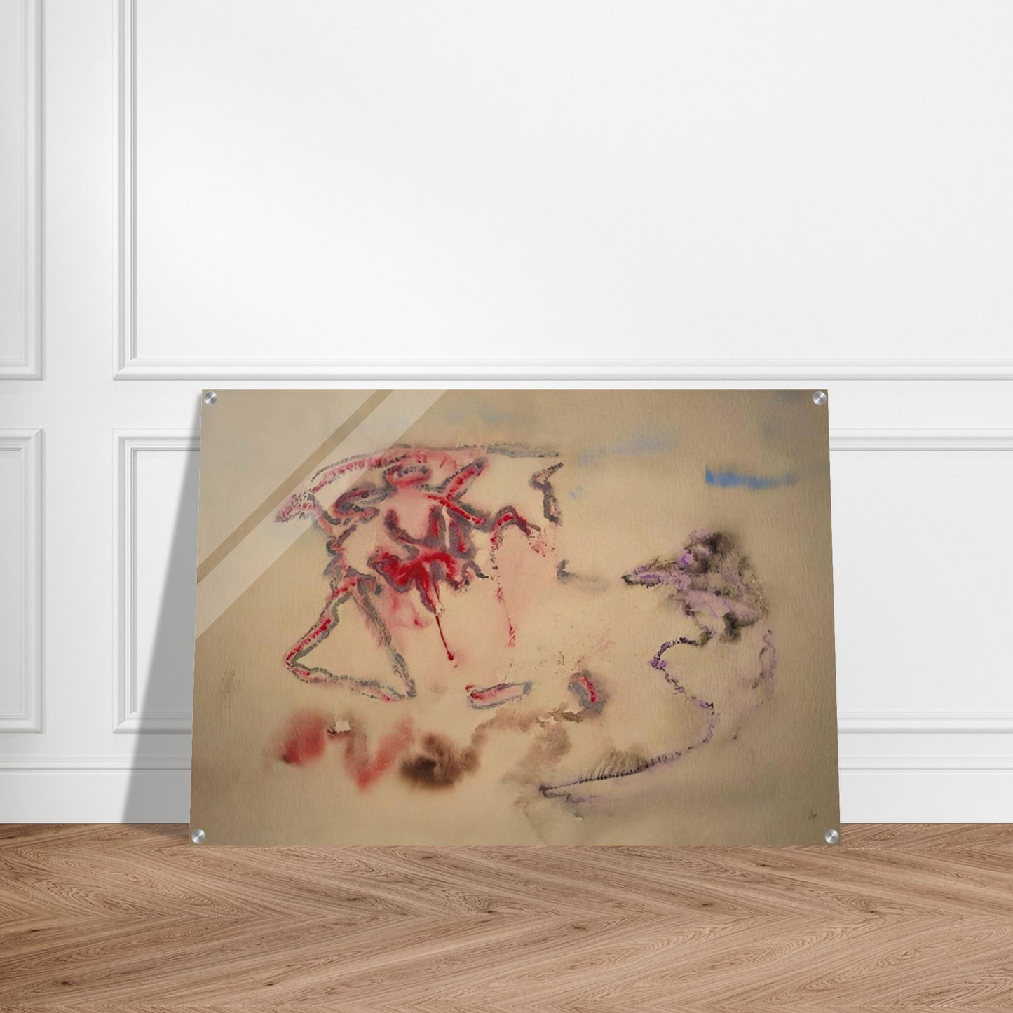 Untitled - 1957 - 1958 France - Henri Michaux Acrylic Print - 70x100 cm / 28x40″ inches | Henri Michaux Wall Art | Henri Michaux Prints