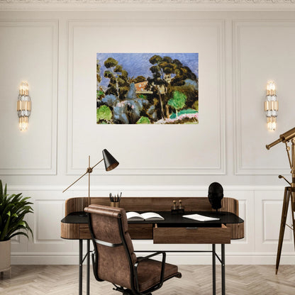 EUCALYPTUS MONT ALBAN 1918 - Henri Matisse Brushed Aluminum Print - 70x100 cm / 28x40 inches | Henri Matisse Aluminum Print | Henri Matisse Prints