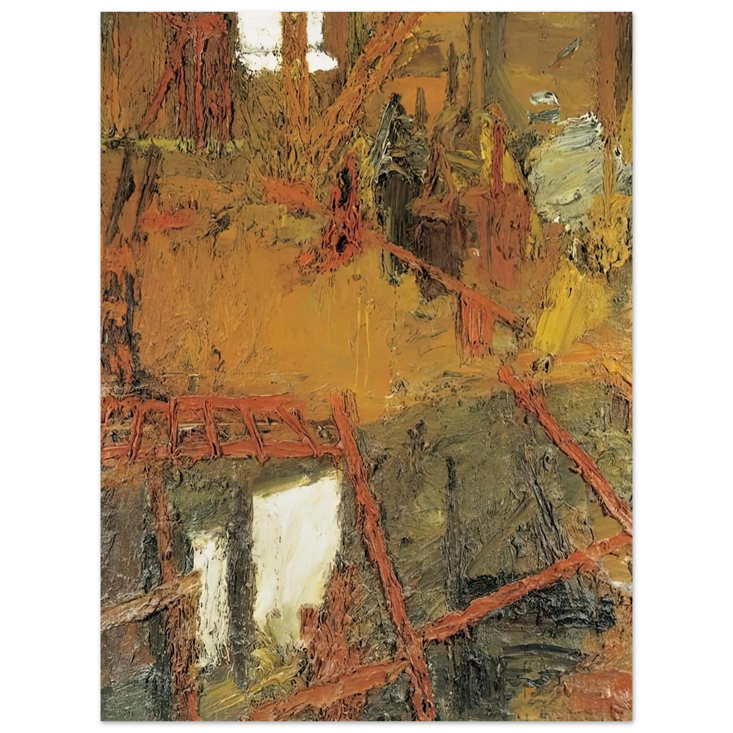 Frank Auerbach - EMPIRE CINEMA MODERN POSTCARD  75x100 cm / 30x40inches Fine Art Poster