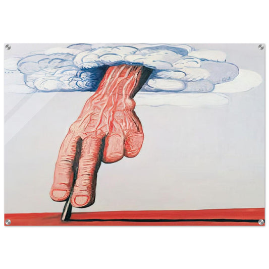 LINE - Philip Guston Acrylic Print - 70x100 cm / 28x40″ inches | Philip Guston Wall Art | Philip Guston Prints