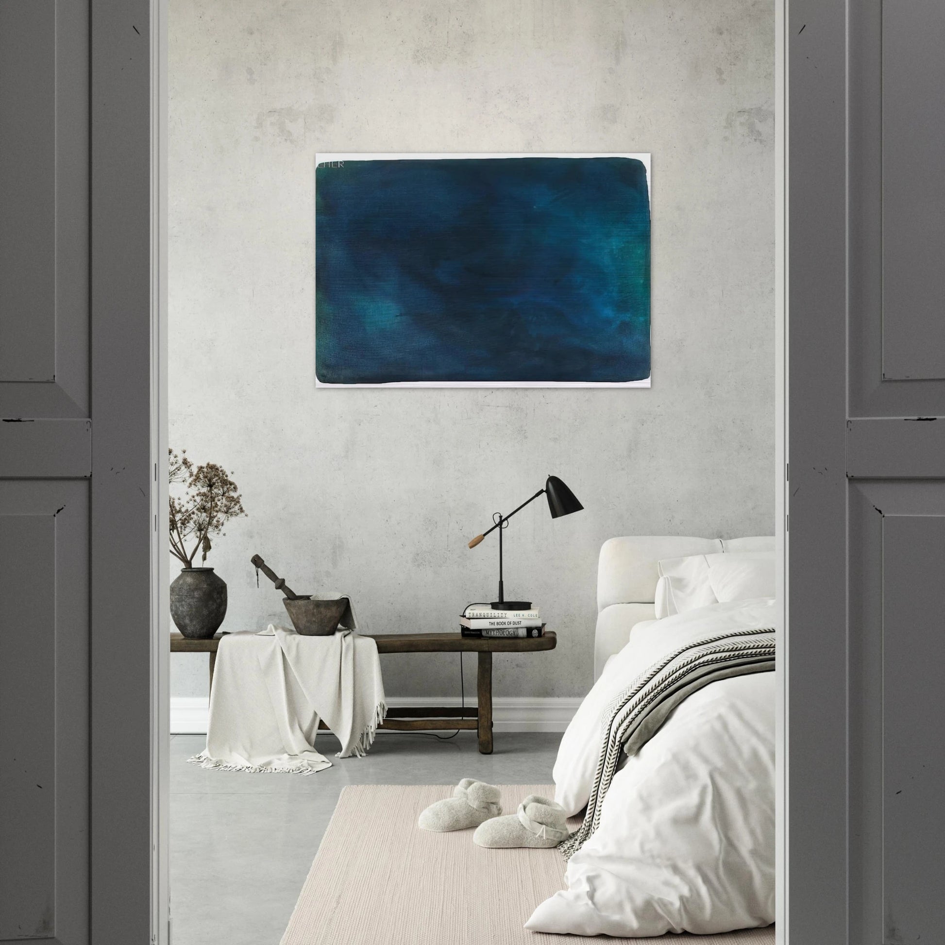 UNTITLED 1988 - Gotthard Graubner Brushed Aluminum Print - 70x100 cm / 28x40 inches | Gotthard Graubner Aluminum Print | Gotthard Graubner Prints