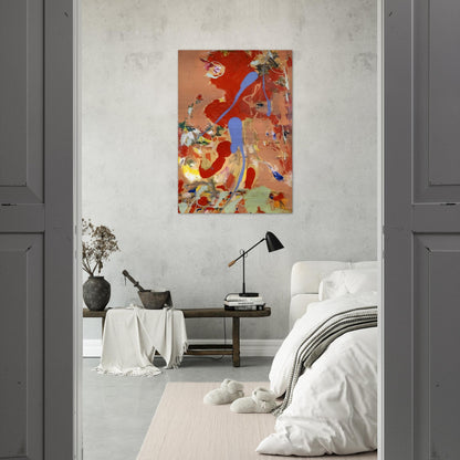 Aquatic Garden - Hans Hofmann Brushed Aluminum Print - 70x100 cm / 28x40 inches | Hans Hofmann Aluminum Print | Hans Hofmann Prints