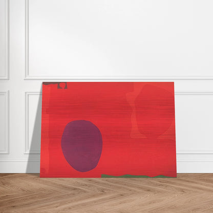 Cadmium with Violet, Scarlet, Emerald, Lemon and Venetian - 1969 - Patrick Heron Brushed Aluminum Print - 70x100 cm / 28x40 inches | Patrick Heron Aluminum Print | Patrick Heron Prints