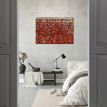 Red Tubes of Paint - 1980 - Arman Brushed Aluminum Print - 70x100 cm / 28x40 inches | Arman Aluminum Print | Arman Prints