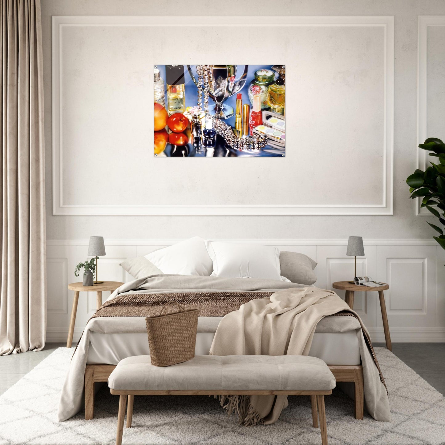 CHANEL 1974 - Audrey Flack Acrylic Print - 70x100 cm / 28x40″ inches