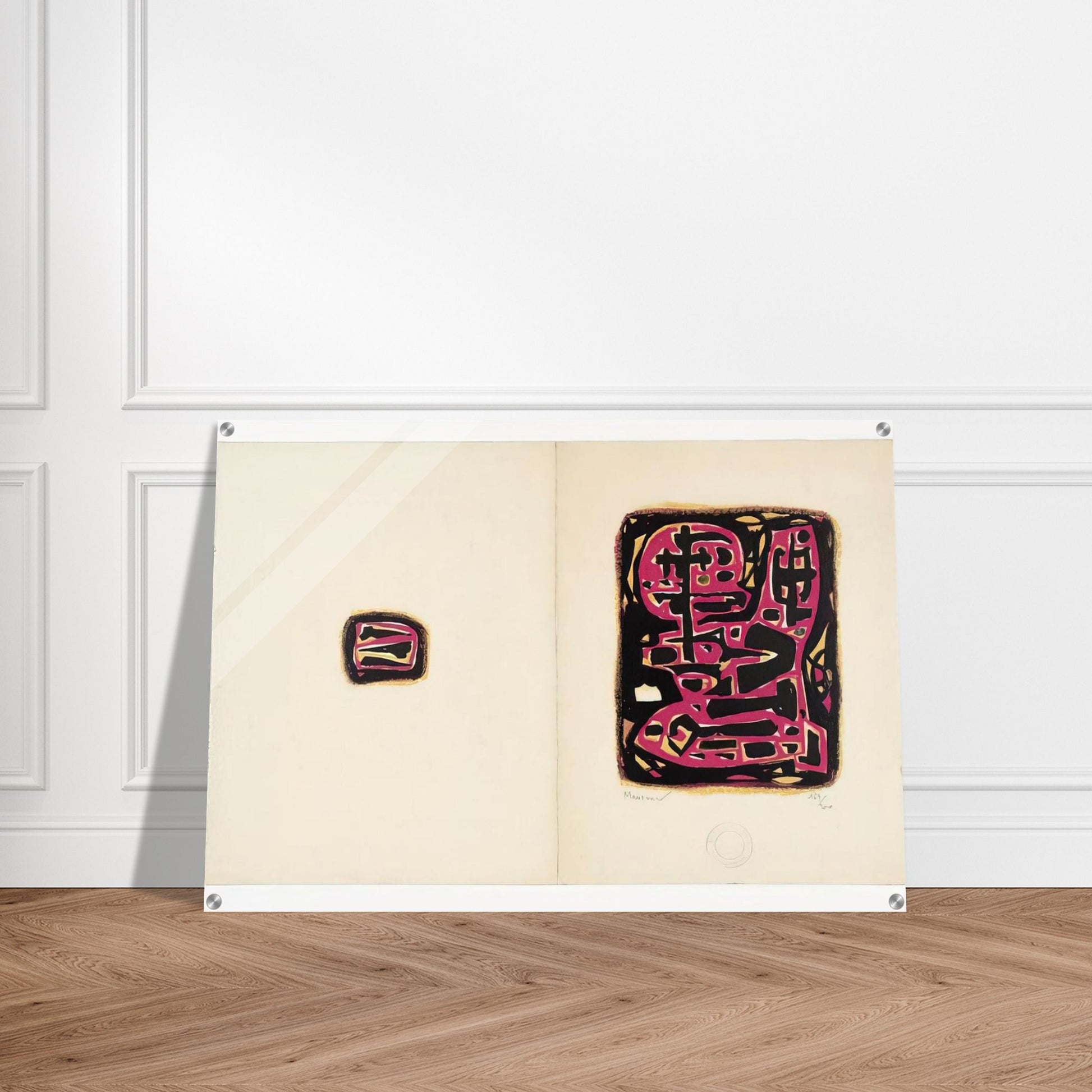 Untitled - 1952 - Alfred Manessier Acrylic Print - 70x100 cm / 28x40″ inches | Alfred Manessier Wall Art | Alfred Manessier Prints