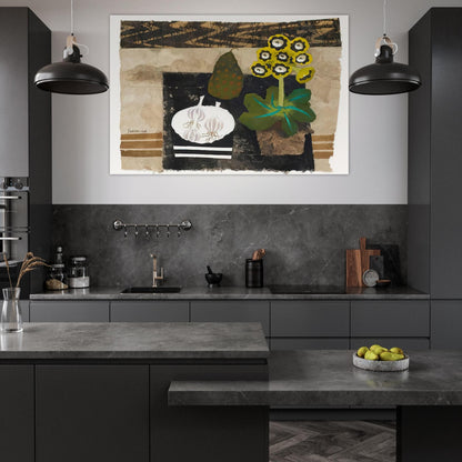 Auricula - 1996 - Mary Fedden Art Prints - 100x150 cm / 40x60″ inches | Mary Fedden Poster | Mary Fedden Prints