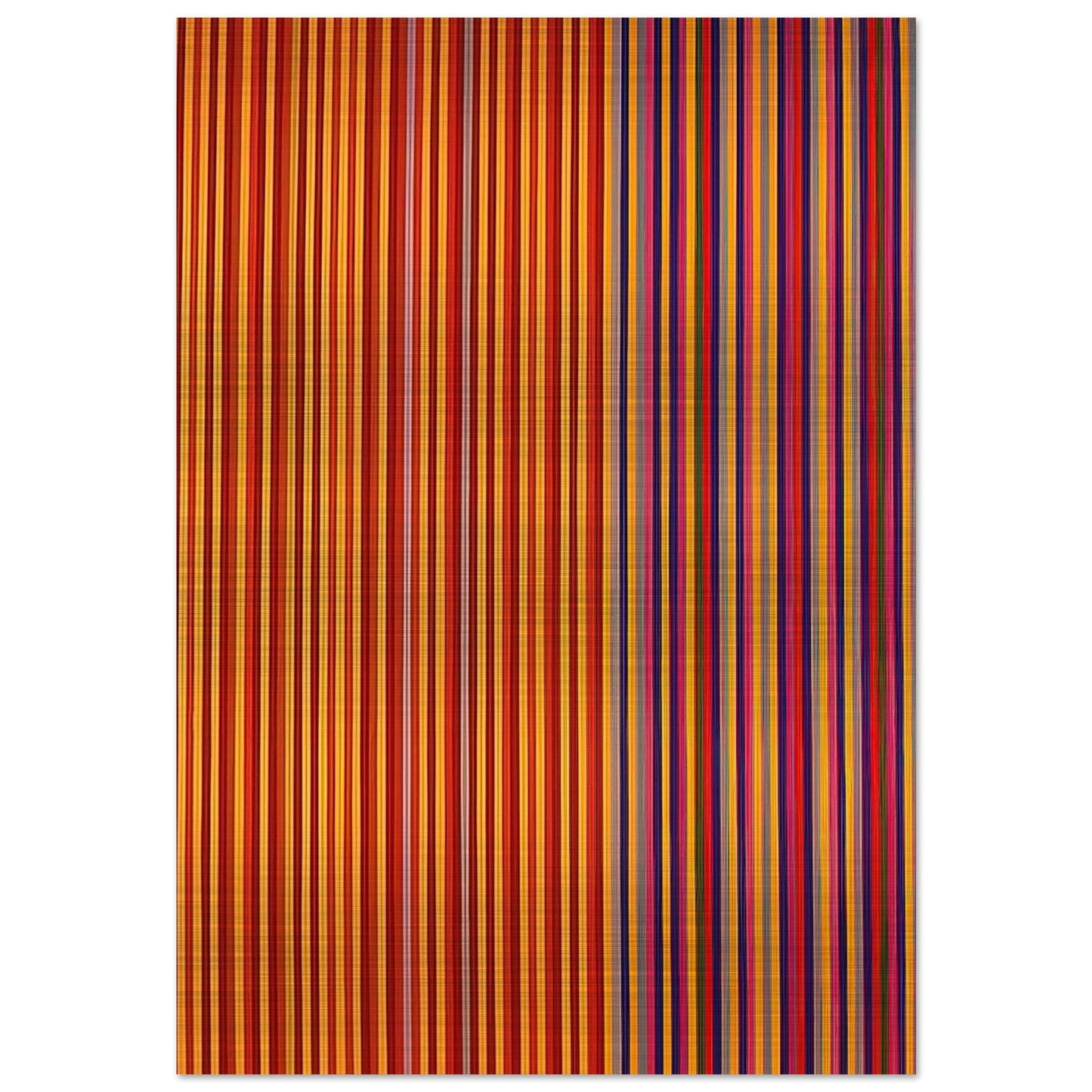 Equinox - 1965 - Gene Davis Brushed Aluminum Print - 70x100 cm / 28x40 inches | Gene Davis Aluminum Print | Gene Davis Prints