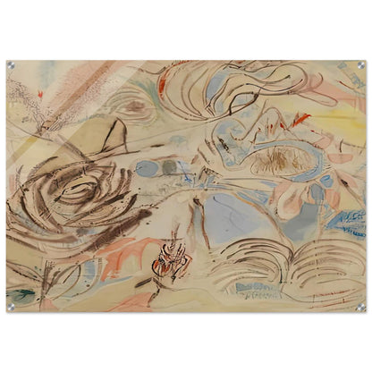 10 29 52, 1952- - Helen Frankenthaler Acrylic Print - 70x100 cm / 28x40″ inches