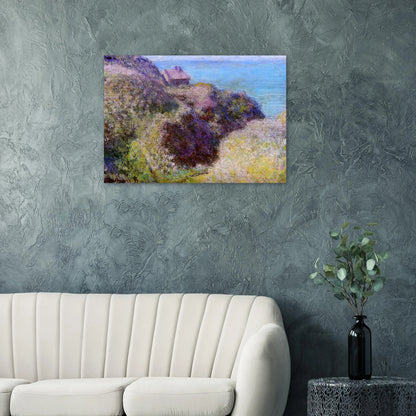 The Gorge at Varengeville, Late Afternoon - claude monet Brushed Aluminum Print - 70x100 cm / 28x40 inches | claude monet Aluminum Print | claude monet Prints