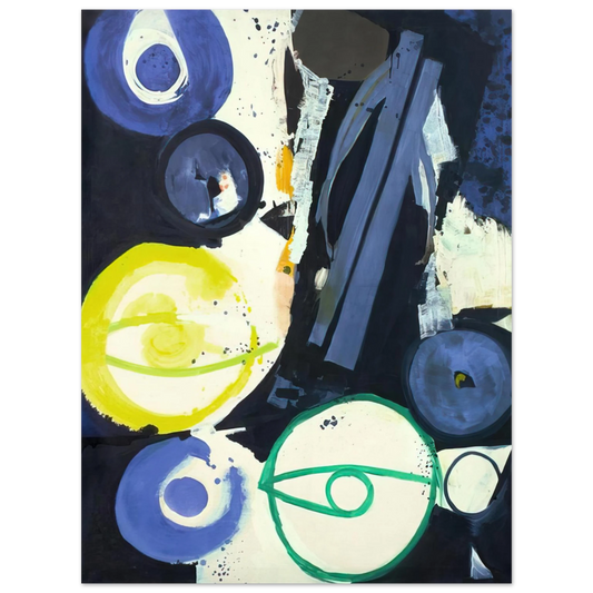 Ernst Wilhelm Nay - Orakel - 1964  75x100 cm / 30x40inches Fine Art Poster