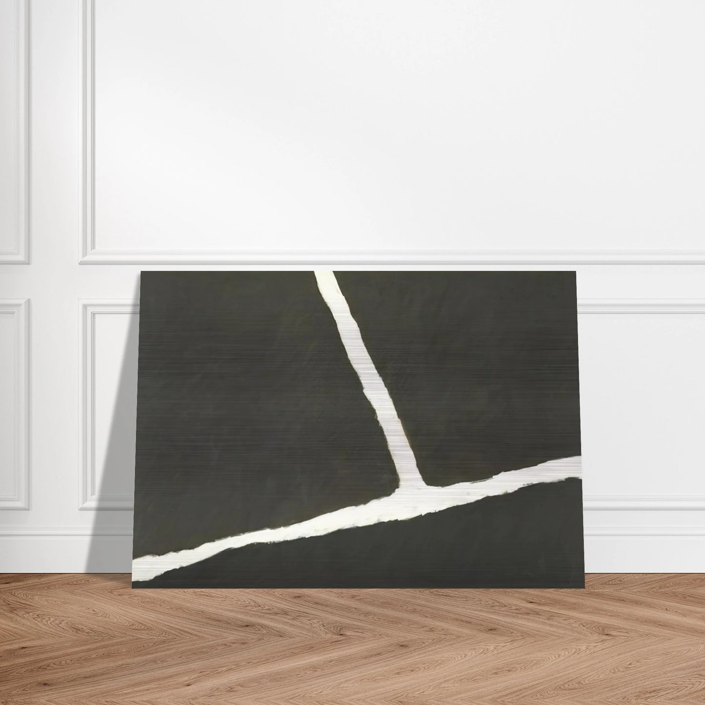 Krijtlijnen HV - 1977 - Ralston Crawford Brushed Aluminum Print - 70x100 cm / 28x40 inches | Ralston Crawford Aluminum Print | Ralston Crawford Prints
