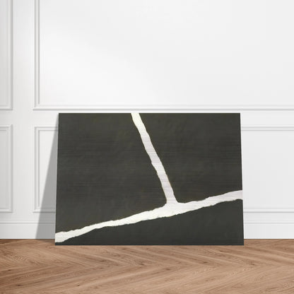 Krijtlijnen HV - 1977 - Ralston Crawford Brushed Aluminum Print - 70x100 cm / 28x40 inches | Ralston Crawford Aluminum Print | Ralston Crawford Prints