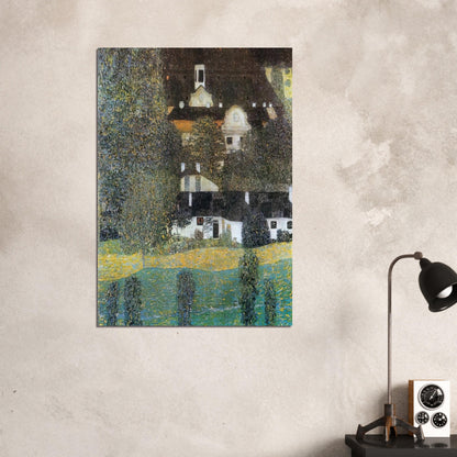 SCHLOSS KAMMER AM ATTERSEE II 1909 - Gustav Klimt Brushed Aluminum Print - 70x100 cm / 28x40 inches | Gustav Klimt Aluminum Print | Gustav Klimt Prints
