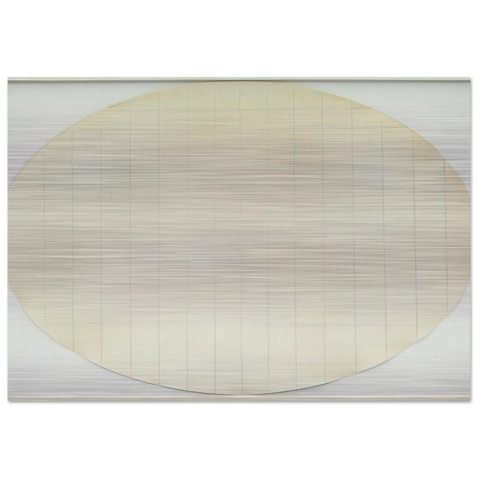 Eagle Turquoise 7H#4 - Robert Ryman Brushed Aluminum Print - 70x100 cm / 28x40 inches | Robert Ryman Aluminum Print | Robert Ryman Prints