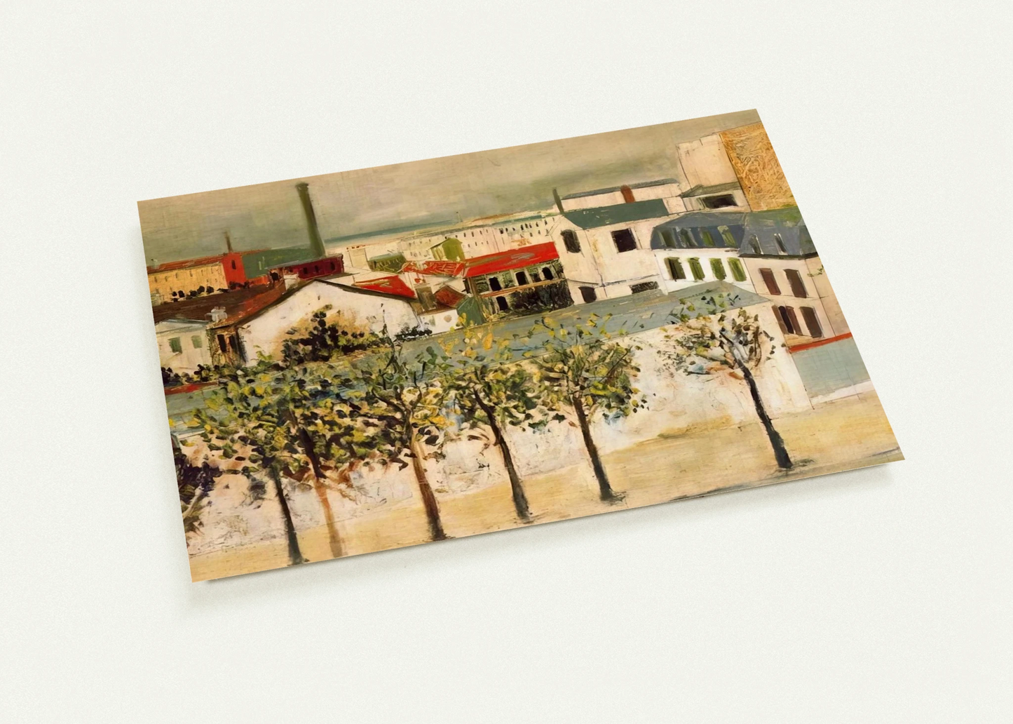 PARIS SUBURBS By Maurice Utrillo Pack of 10 Post Cards | Maurice Utrillo Post Cards | A6 (10.5 x 14.8 cm) - 4.1 x 5.8 inches
