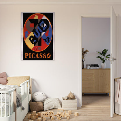 Picasso, The American Dream - Robert Indiana Brushed Aluminum Print - 70x100 cm / 28x40 inches | Robert Indiana Aluminum Print | Robert Indiana Prints