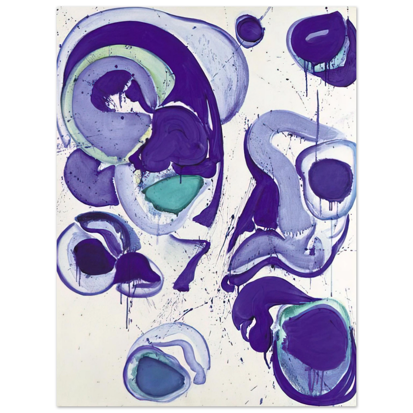 Sam Francis - Blue  75x100 cm / 30x40inches Fine Art Poster