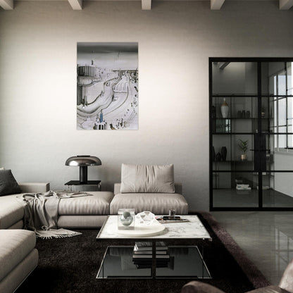 Promontory Palace - Yves Tanguy Brushed Aluminum Print - 70x100 cm / 28x40 inches | Yves Tanguy Aluminum Print | Yves Tanguy Prints