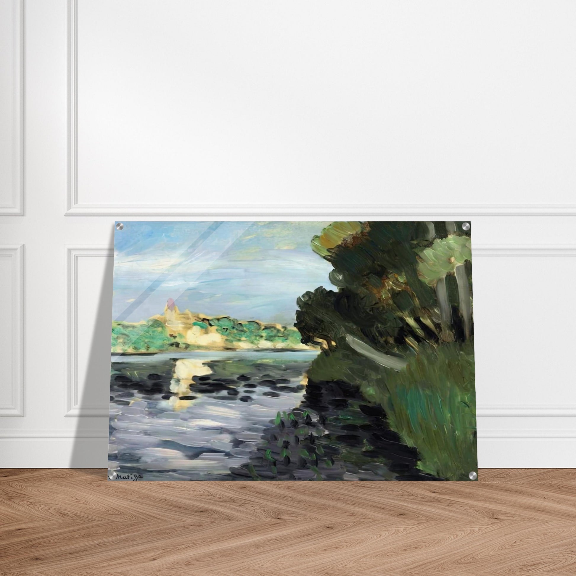 BORDS DE LA SEINE A VETHEUIL 1920 - Henri Matisse Acrylic Print - 70x100 cm / 28x40″ inches