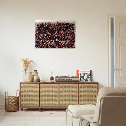 Untitled - 1995 - Arman Brushed Aluminum Print - 70x100 cm / 28x40 inches | Arman Aluminum Print | Arman Prints
