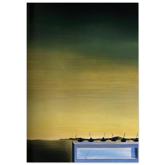 NOSTALGIA OF THE CANNIBAL 1932 - Salvador Dali Brushed Aluminum Print - 70x100 cm / 28x40 inches | Salvador Dali Aluminum Print | Salvador Dali Prints