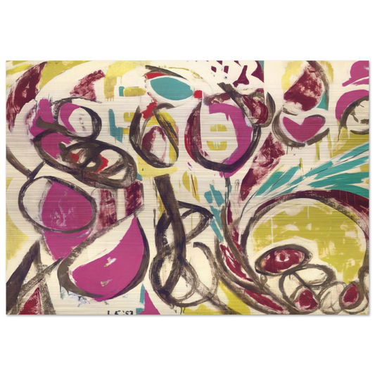 Thaw - Lee Krasner Brushed Aluminum Print - 70x100 cm / 28x40 inches | Lee Krasner Aluminum Print | Lee Krasner Prints
