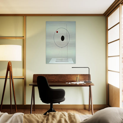 OBJECT WITH RED BALL 1931 - Alexander Calder Brushed Aluminum Print - 70x100 cm / 28x40 inches | Alexander Calder Aluminum Print | Alexander Calder Prints