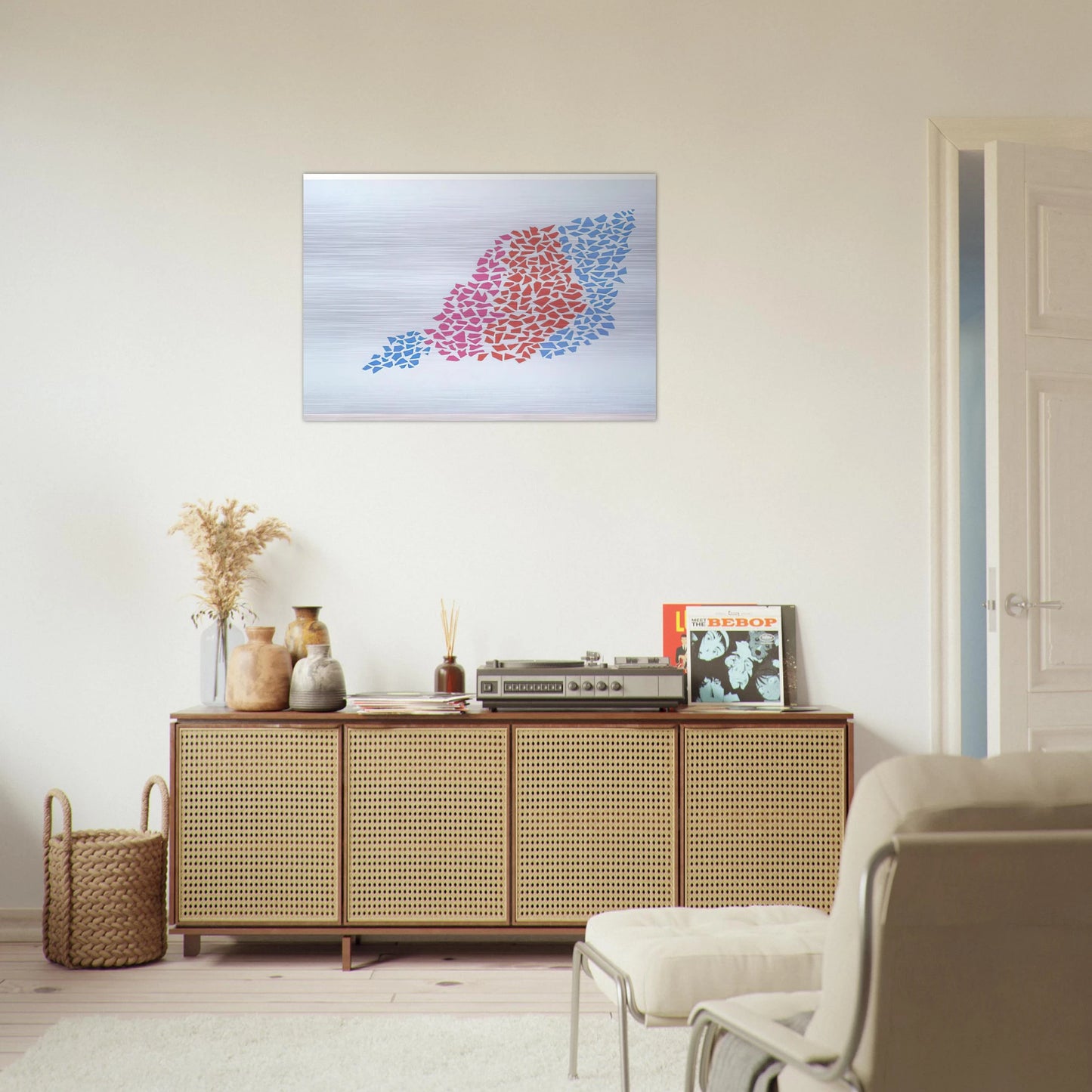 Confetti Pattern Portfolio #2 - 1973 - Robert Goodnough Brushed Aluminum Print - 70x100 cm / 28x40 inches | Robert Goodnough Aluminum Print | Robert Goodnough Prints