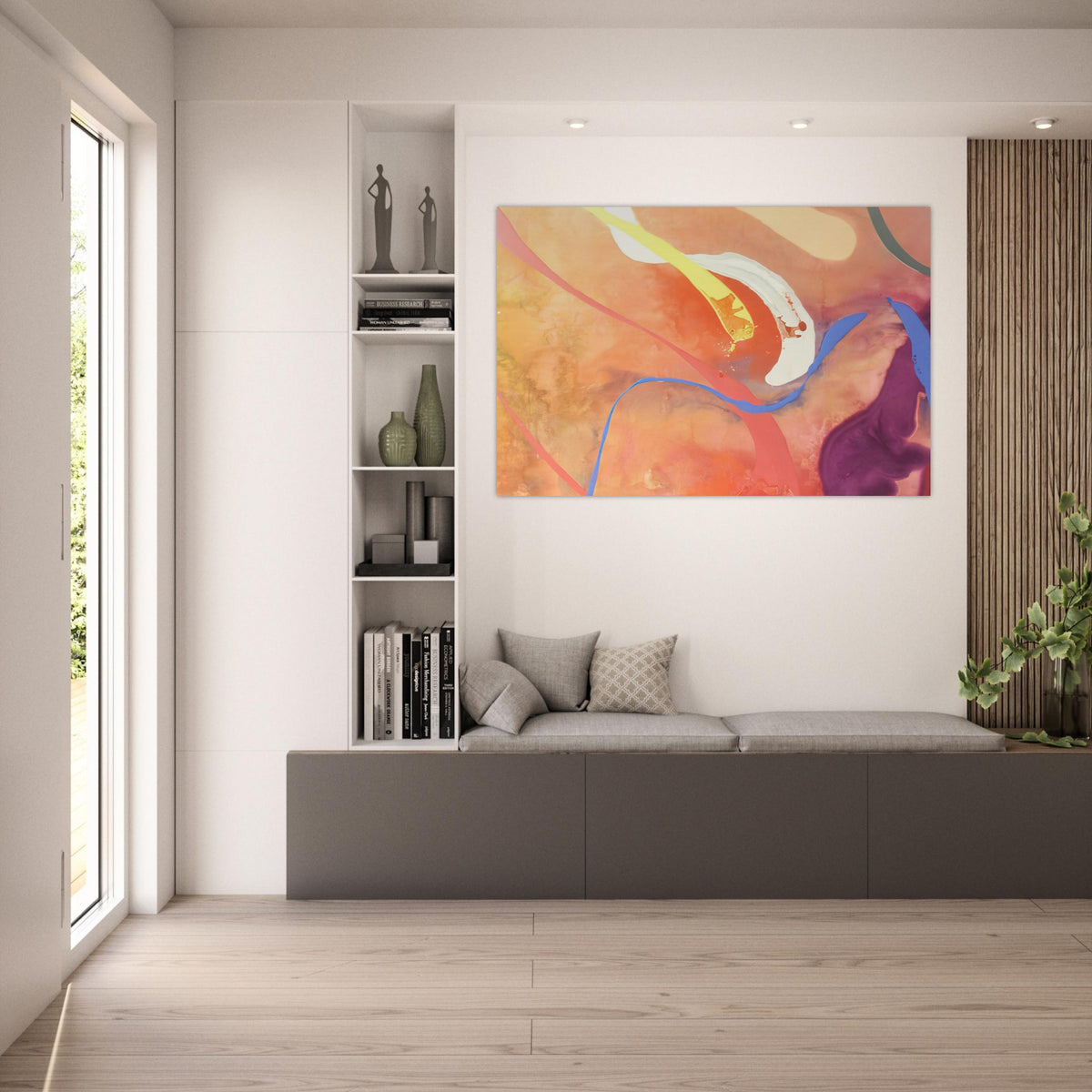 For Becky - 1969 - Ronnie Landfield Art Prints - 100x150 cm / 40x60″ inches | Ronnie Landfield Poster | Ronnie Landfield Prints