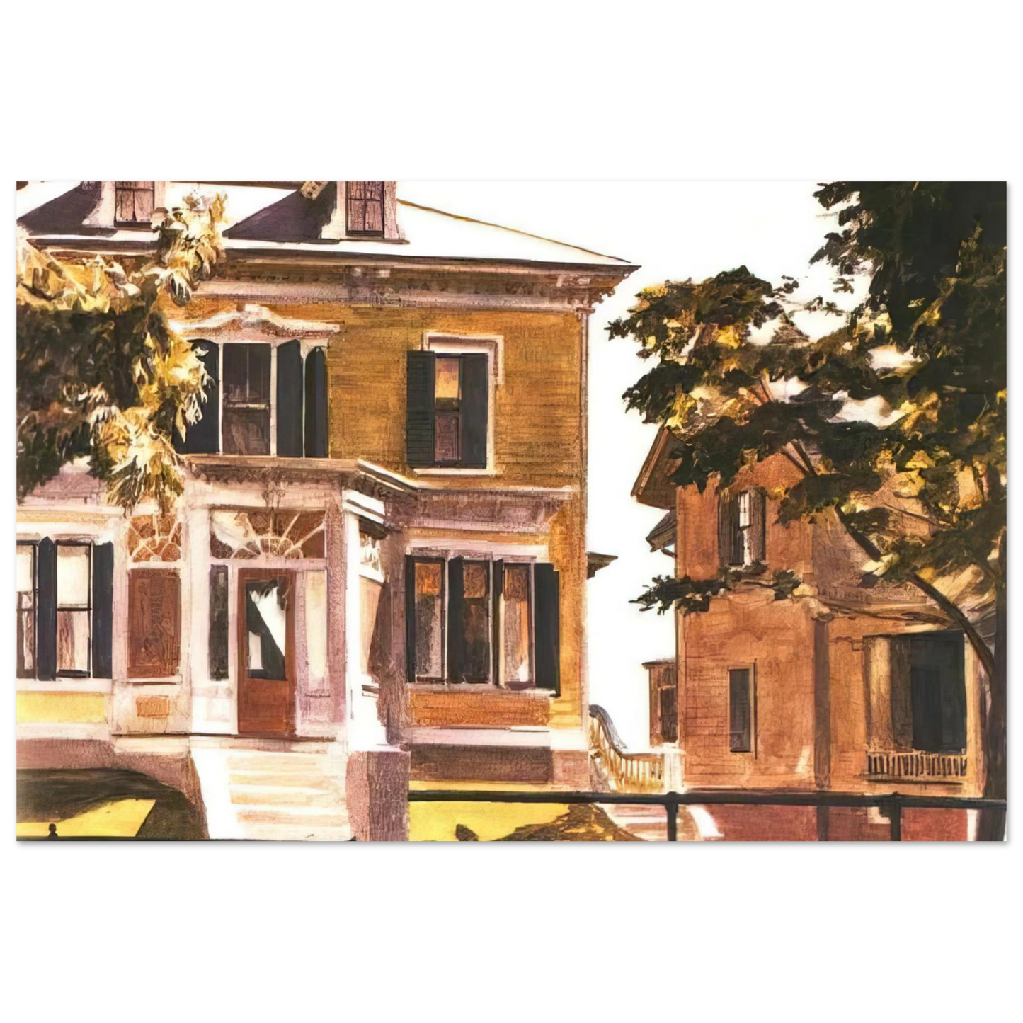 Edward Hopper - Davis House Fine Art Poster