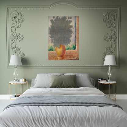 LIGHTNING 1944 - Rene Magritte Brushed Aluminum Print - 70x100 cm / 28x40 inches | Rene Magritte Aluminum Print | Rene Magritte Prints