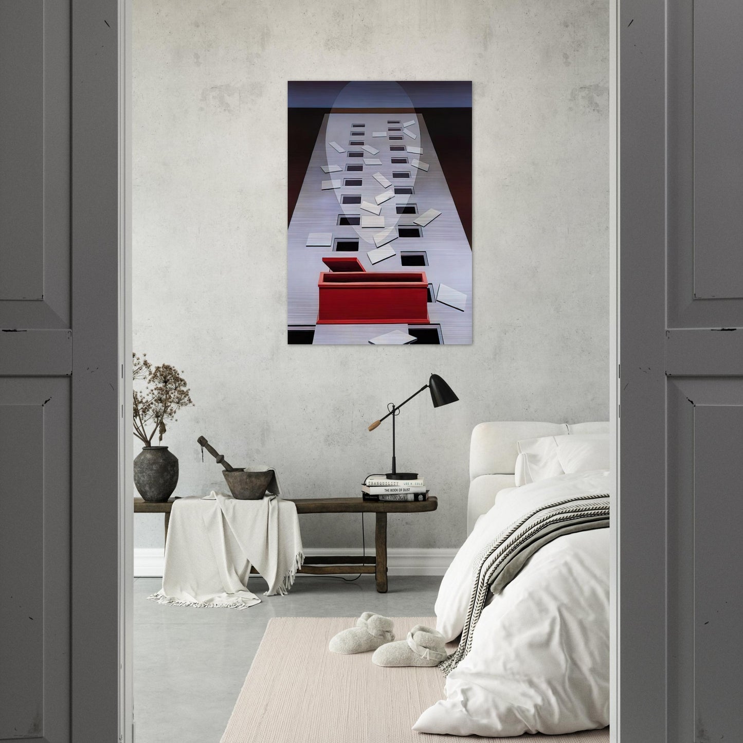Transection #3, After Fra Angelico - 1967 - Clarence Holbrook Carter Brushed Aluminum Print - 70x100 cm / 28x40 inches | Clarence Holbrook Carter Aluminum Print | Clarence Holbrook Carter Prints