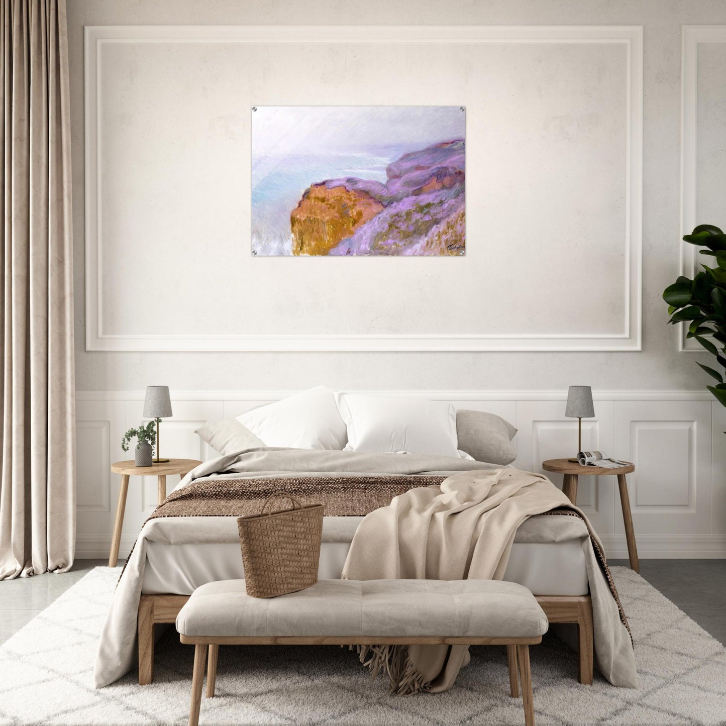 At Val Saint-Nicolas, near Dieppe - claude monet Acrylic Print - 70x100 cm / 28x40″ inches | claude monet Wall Art | claude monet Prints