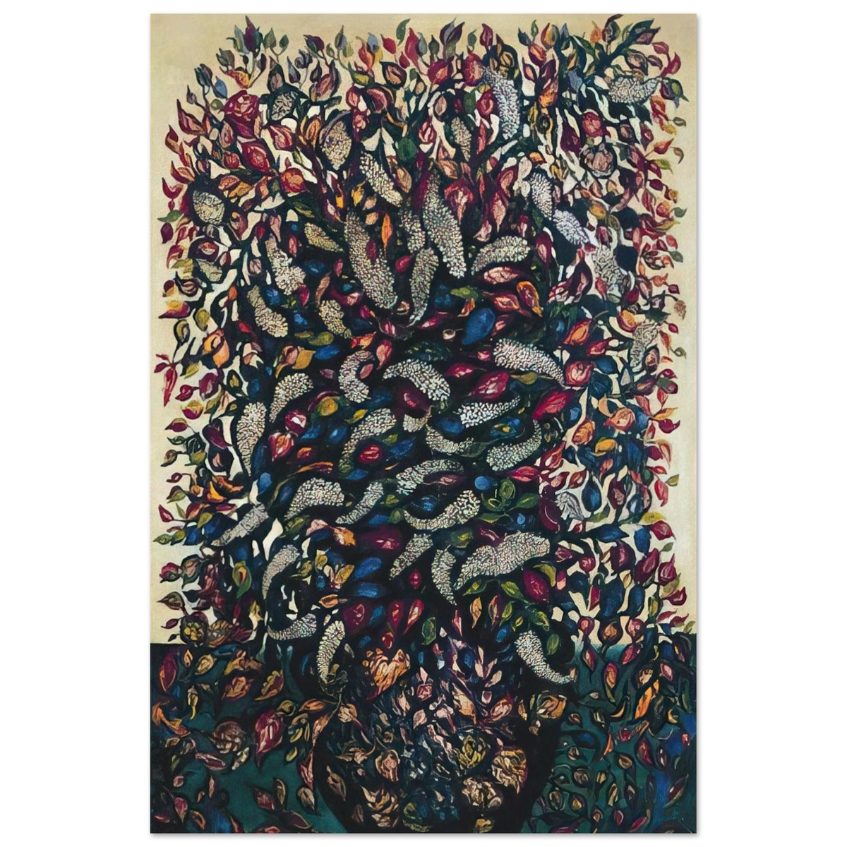 Fleurs et fruits - 1920 - Seraphine Louis Art Prints - 100x150 cm / 40x60″ inches | Seraphine Louis Poster | Seraphine Louis Prints