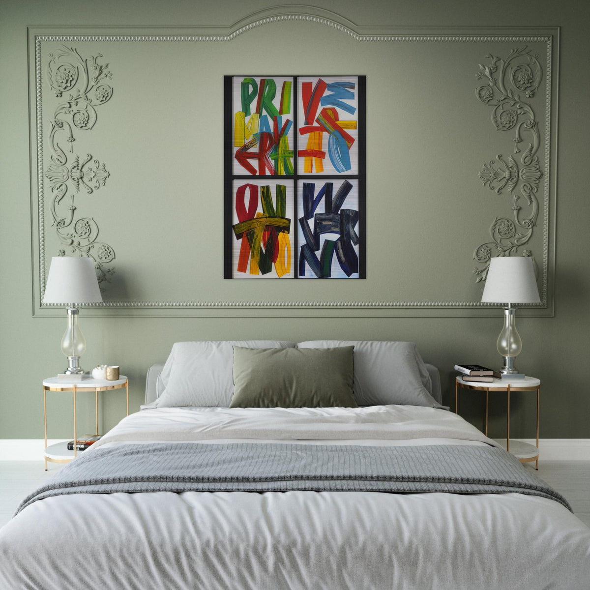Four Seasons - 1989 - Joao Vieira Brushed Aluminum Print - 70x100 cm / 28x40 inches | Joao Vieira Aluminum Print | Joao Vieira Prints
