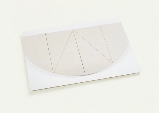1 2 MANILLA CURVED AREA 1967 By Robert Mangold Pack of 10 Post Cards | Robert Mangold Post Cards | A6 (10.5 x 14.8 cm) - 4.1 x 5.8 inches