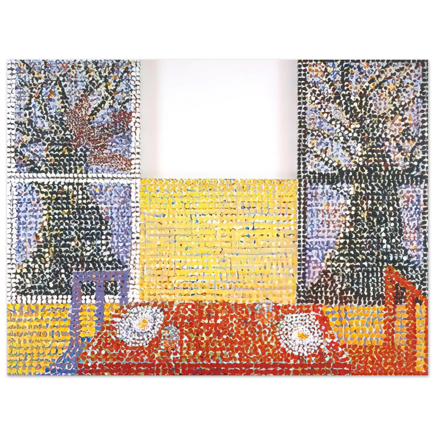 Jennifer Bartlett - Table - 2001  75x100 cm / 30x40inches Fine Art Poster