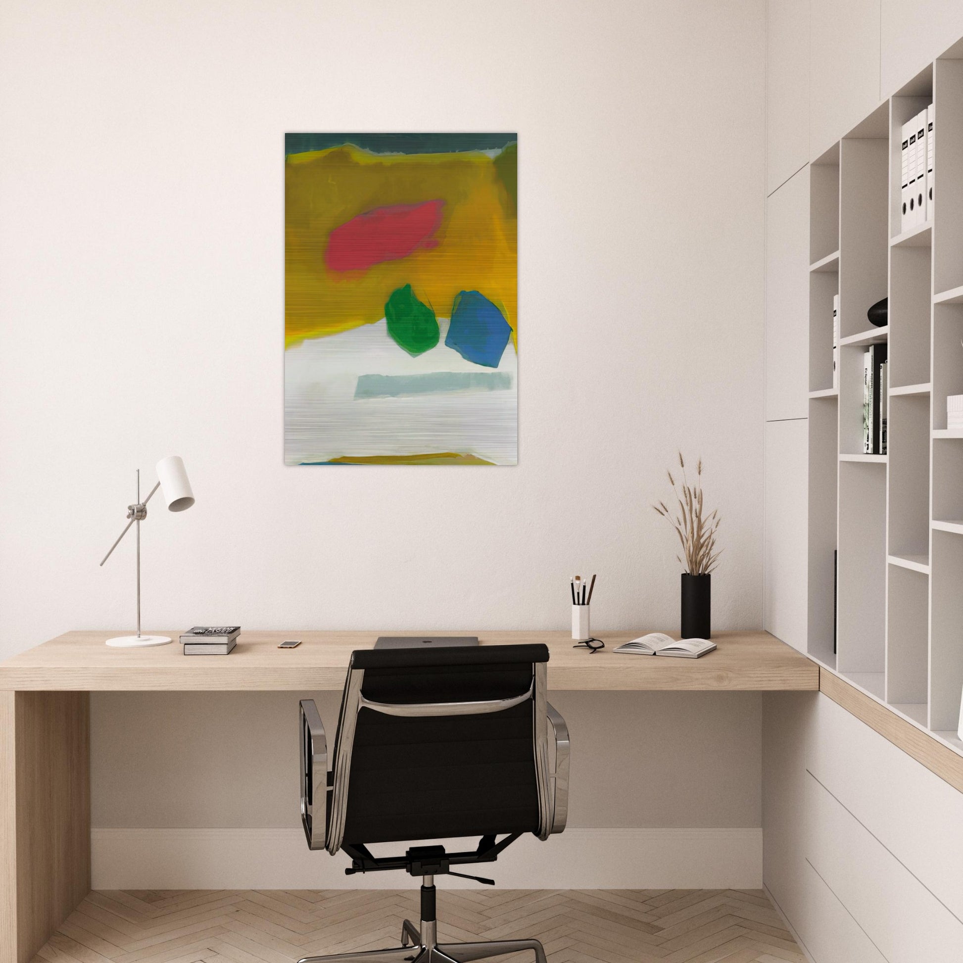 HARRIET 1984 - Esteban Vicente Brushed Aluminum Print - 70x100 cm / 28x40 inches | Esteban Vicente Aluminum Print | Esteban Vicente Prints