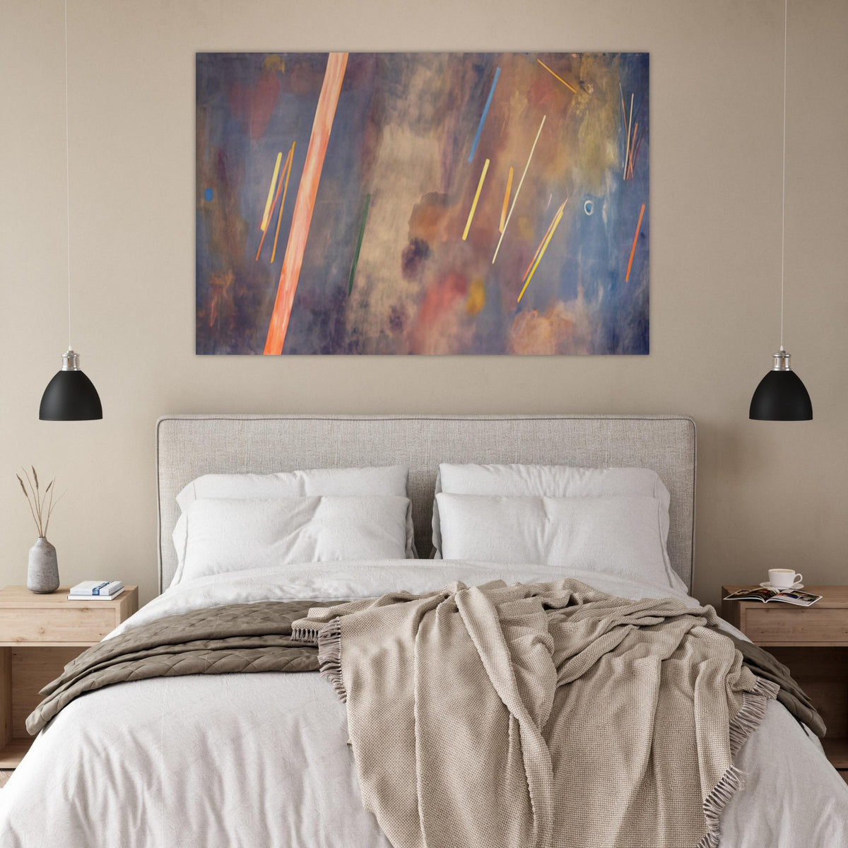 For William Blake - 1968 - Ronnie Landfield Art Prints - 100x150 cm / 40x60″ inches | Ronnie Landfield Poster | Ronnie Landfield Prints
