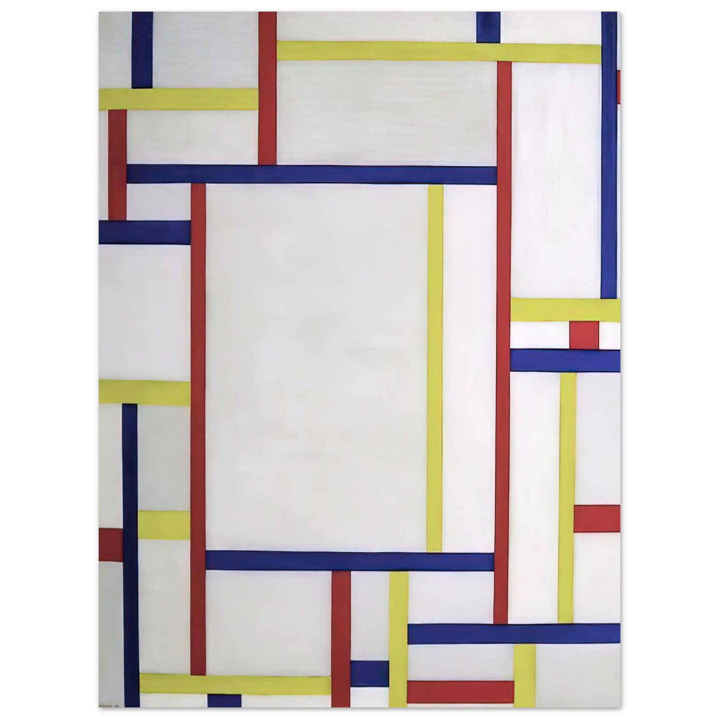 Fritz Glarner - Painting white - 1945  75x100 cm / 30x40inches Fine Art Poster