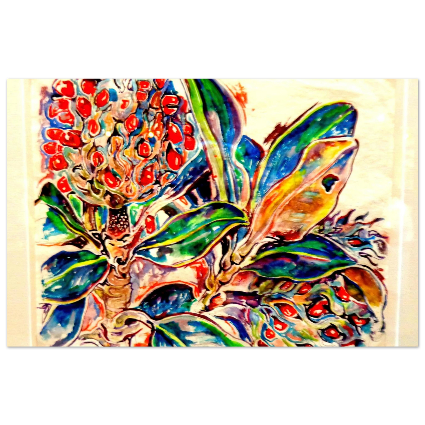 Walter Inglis Anderson - Walter Anderson Wall art - 13x18 cm / 5x7 inches - Premium Wooden Framed Poster With Fine Art Paper-canvas - White frame