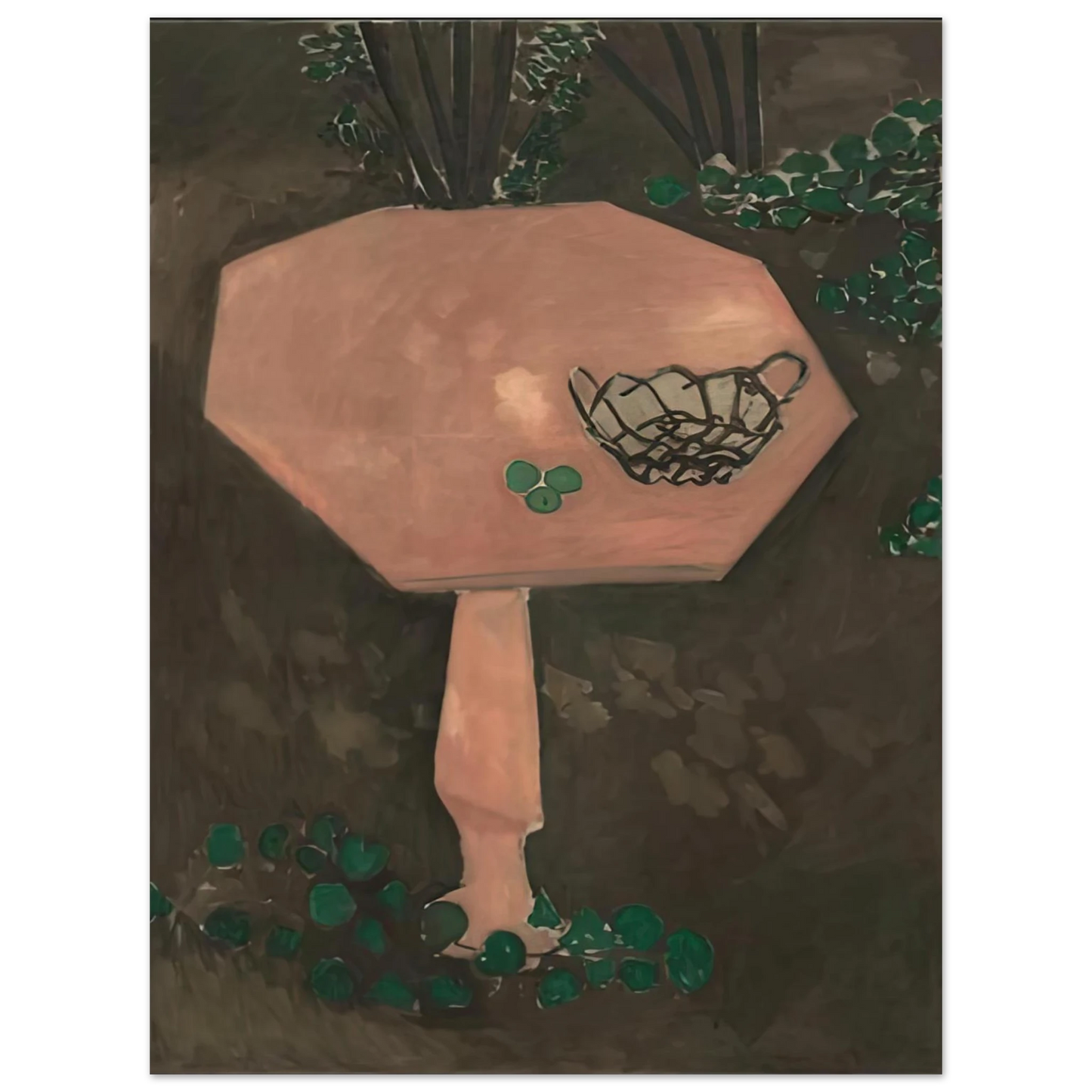 Henri Matisse - THE ROSE MARBLE TABLE 1917  75x100 cm / 30x40inches Fine Art Poster