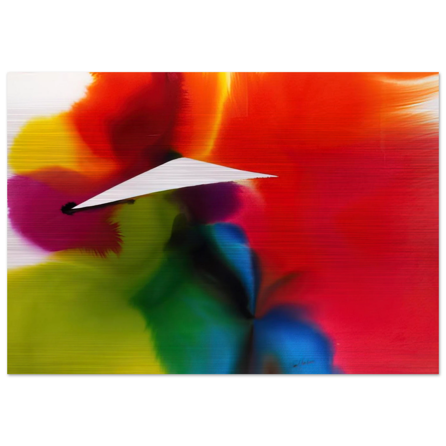 Phenomena French West Indies - Paul Jenkins Brushed Aluminum Print - 70x100 cm / 28x40 inches | Paul Jenkins Aluminum Print | Paul Jenkins Prints
