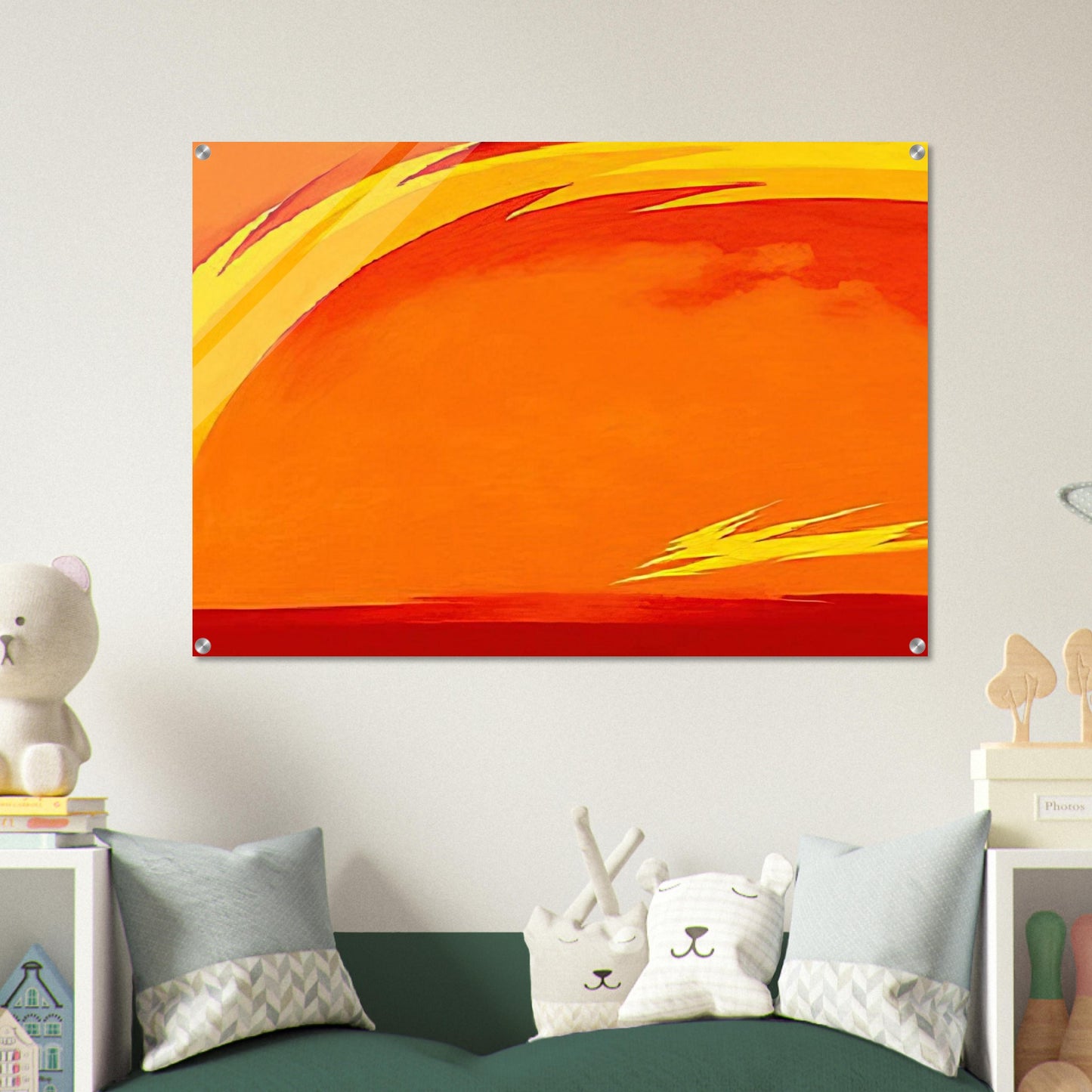 From the Plains II - Georgia O'Keeffe Acrylic Print - 70x100 cm / 28x40″ inches | Georgia O'Keeffe Wall Art | Georgia O'Keeffe Prints