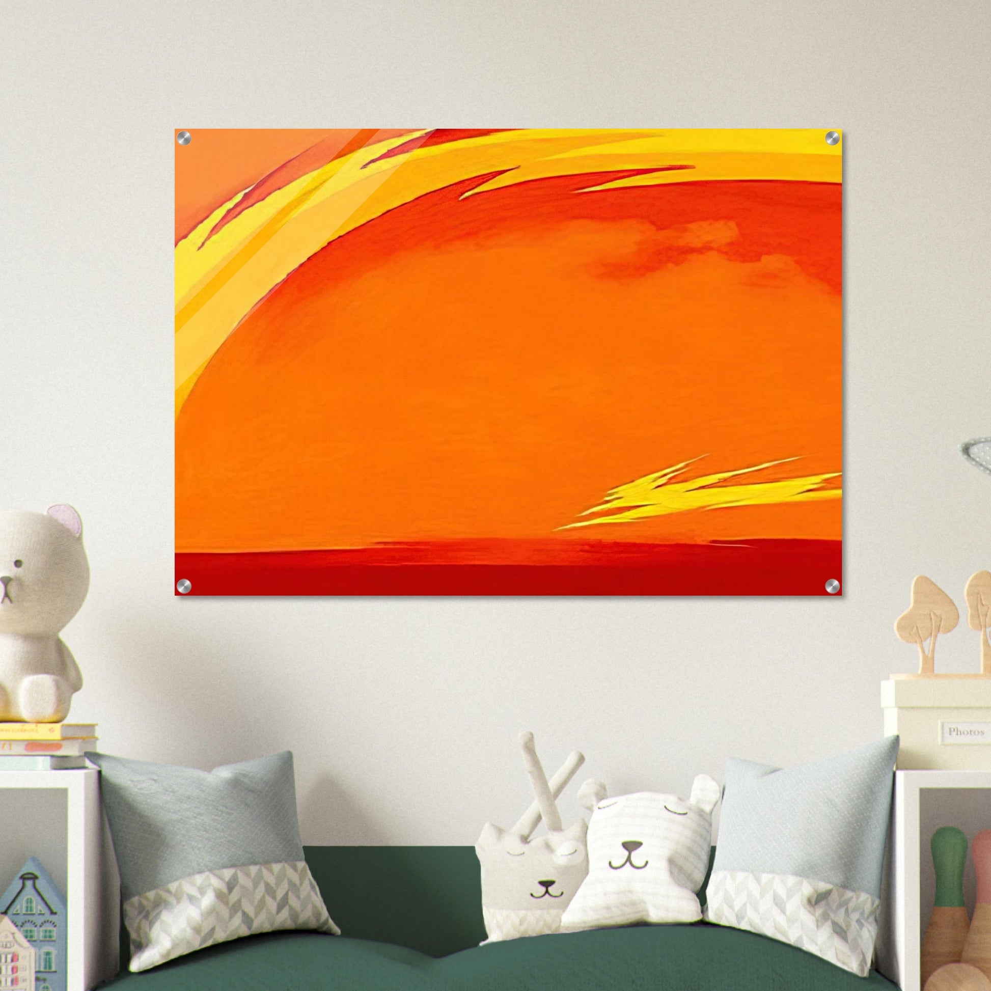 From the Plains II - Georgia O'Keeffe Acrylic Print - 70x100 cm / 28x40″ inches | Georgia O'Keeffe Wall Art | Georgia O'Keeffe Prints