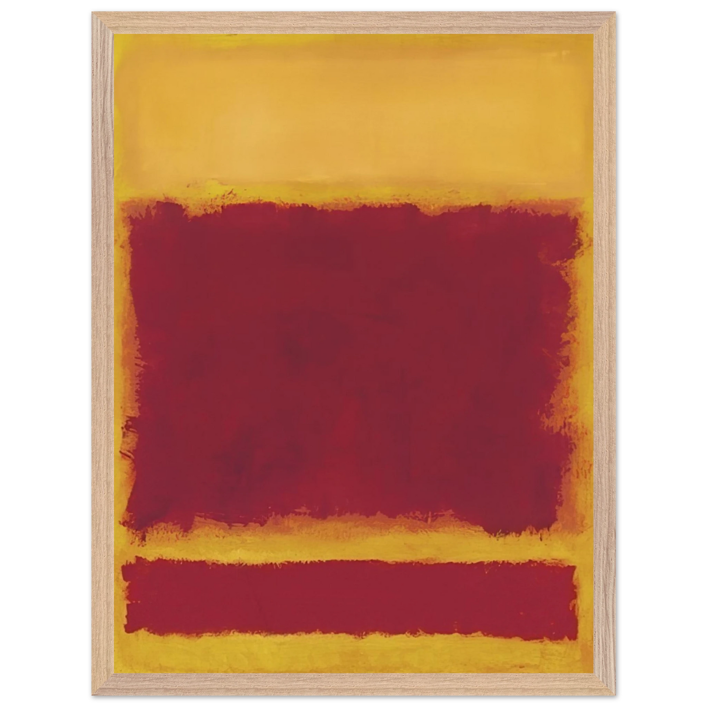 Mark Rothko - Composition - 1958 Wall Art - 60x80 cm / 24x32 inches - Fine Art Poster-canvas - -