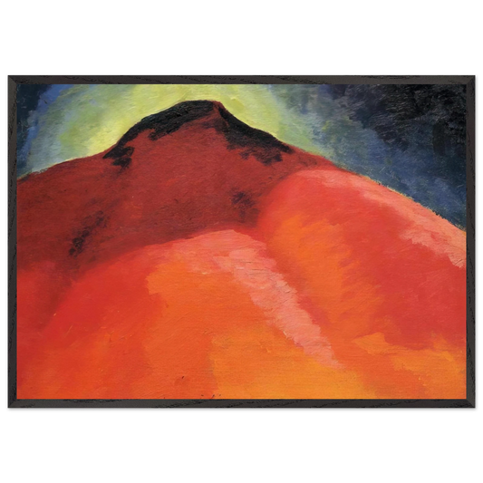 Special - Georgia OKeeffe 70x100 cm / 28x40 inches Framed Art Print – Black Wooden Frame