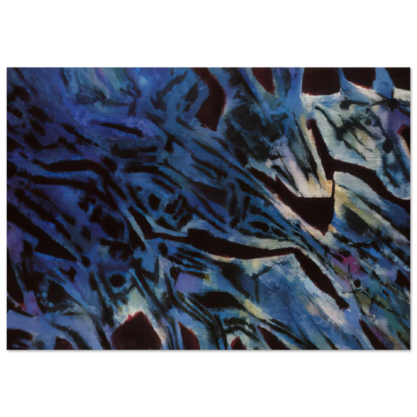 Fishes’ Sanctuary - 1969 - Alfred Manessier Brushed Aluminum Print - 70x100 cm / 28x40 inches | Alfred Manessier Aluminum Print | Alfred Manessier Prints